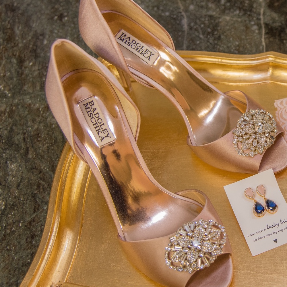 Badgley Mischka shoes worn once (size 10)